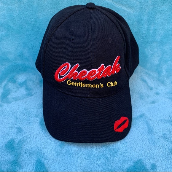 The Cheetah Gentlemen's Club Black Adjustable Baseball Cap NEW!! - Picture 6 of 8